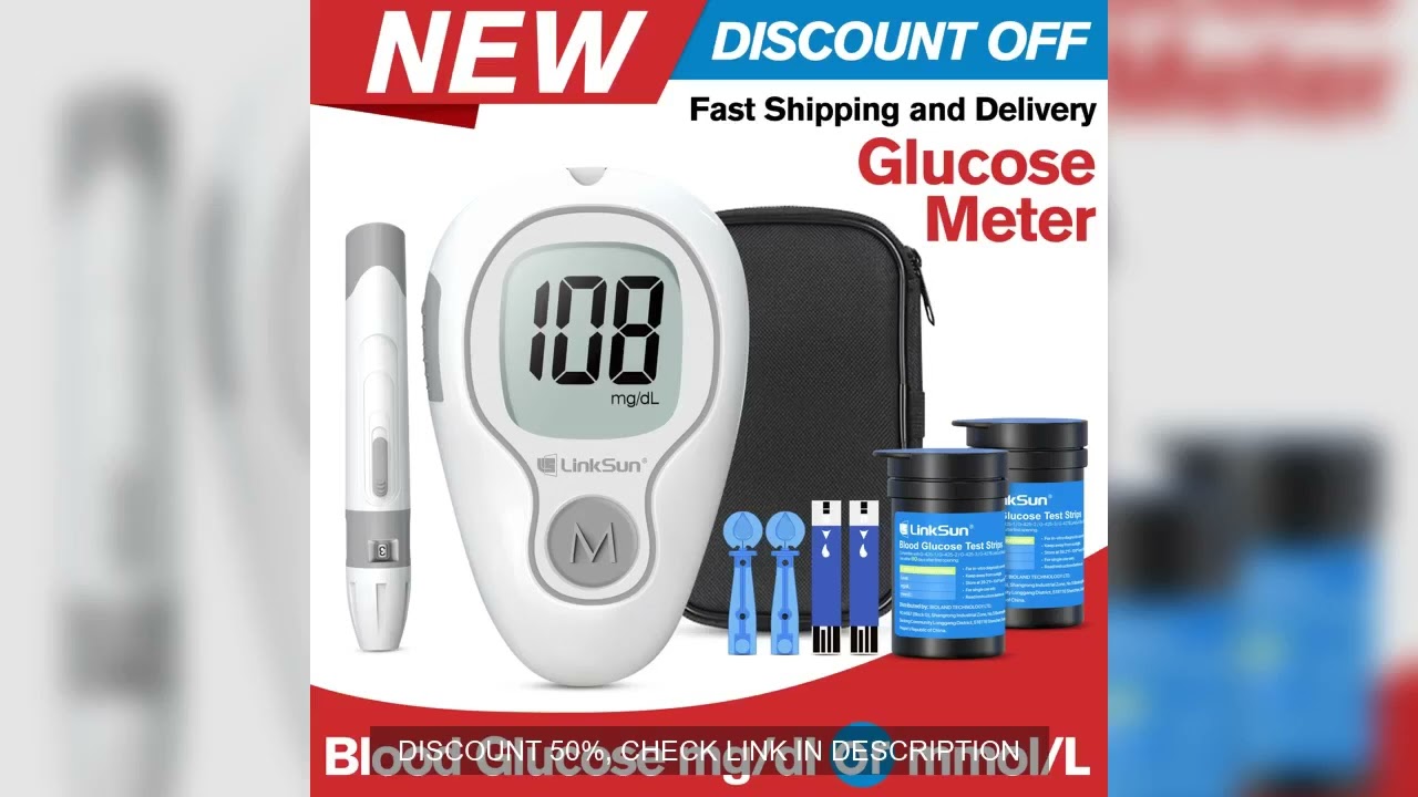 Blood Glucose Monitoring G-425-3 Diabetes Testing Machine Blood Sugar Meter Test Strips 5s Get Resul