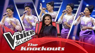 Sanchali Rathnayake | Walakulu Pelin Basinna (වලාකුළු පෙලින්) |  The Knockouts | The Voice Sri Lanka