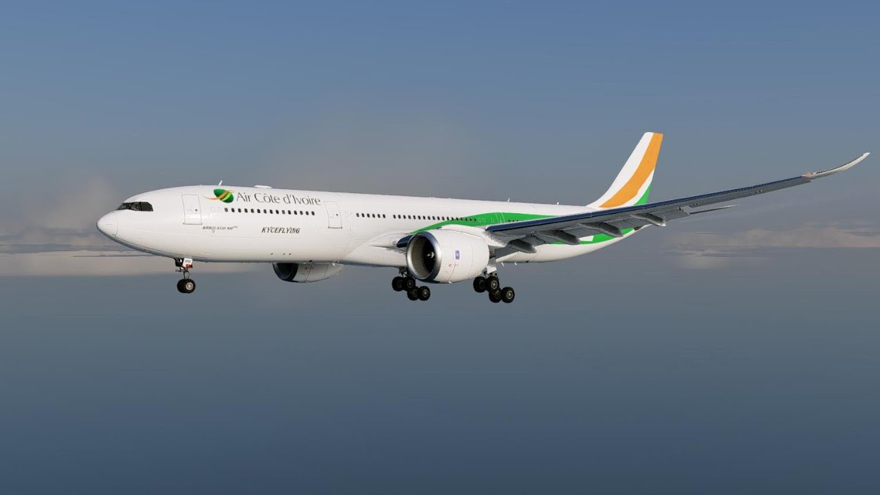 A330 800 900 300 AIR CÔTE D'IVOIRE version -X-PLANE 12