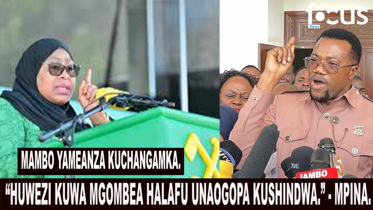 LUHAGA MPINA ATUPA KOMBORA CCM, AMTAJA SAMIA. MAMBO YAMEANZA KUCHANGAMKA