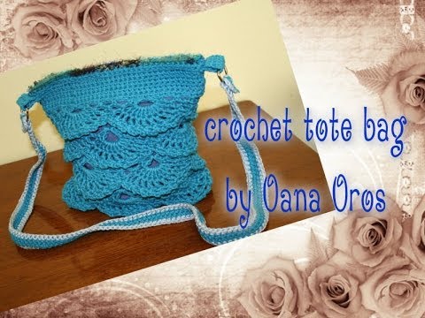 crochet shoulder bag - YouTube