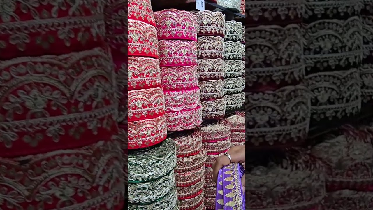 Aditya Laces: Where Art Meets Attire (Silver Floral Lace) | Aditya Laces Surat