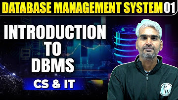 Database Management System ( DBMS ) 01 | Introduction to DBMS | CS & IT | GATE 2025 Series