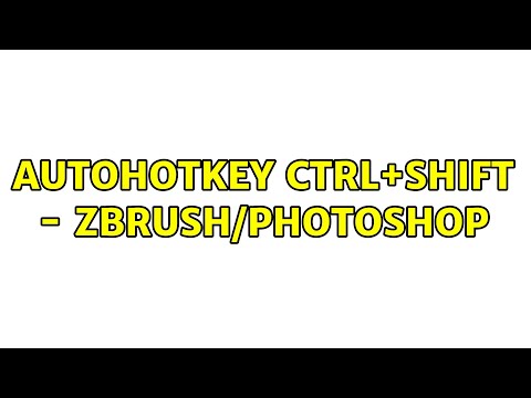 Autohotkey Ctrl+Shift -