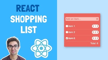 Shopping List using Hooks | React Project For Beginners