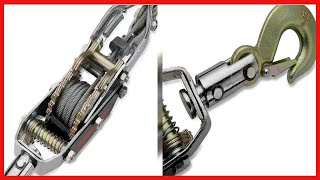 NEIKO 02256A Come Along Winch | 5-Ton (10,000 Lbs) Pulling Capacity | 12Ft, 3 Hook| Heavy Duty Power