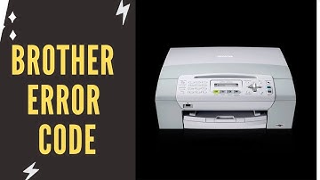 Brother PRINTER Error code.