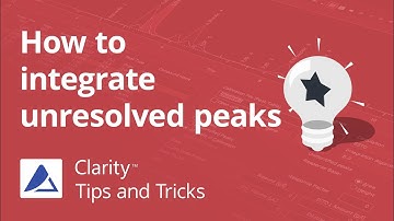 How to integrate unresolved peaks
