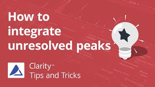 How to integrate unresolved peaks