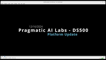 Platform update Pragmatic AI Labs 12 26 2024