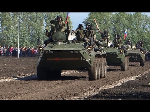 Открытие танкодрома в