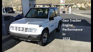 1992 Geo Tracker Engine performance review How slow is it Can it handle the modern world 2022 Pt.3