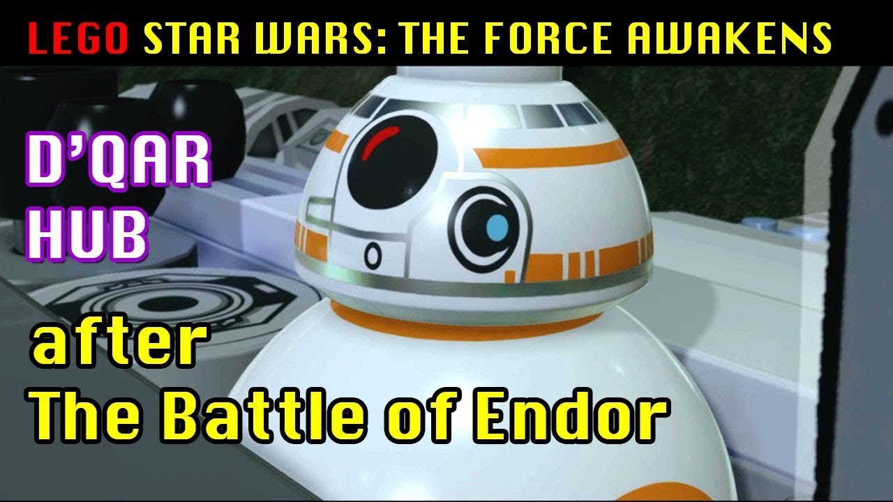 D’Qar Hub Walkthrough after Battle of Endor LEGO Star Wars TFA Gold