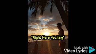 Right Here Waiting - Richard Marx | Boyce Avenue Lyrics