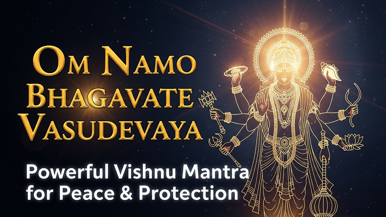 Om Namo Bhagavate Vasudevaya | Powerful Vishnu Mantra for Peace & Protection