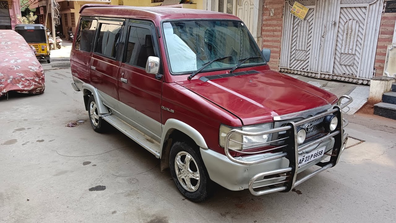 Toyota Qualis 10 Seater Super Condition Sale in Hyderabad YouTube