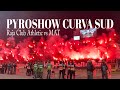 Pyroshow curva sud  raja club athletic vs mat