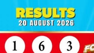 GONEW result 20/08/2026 Thursday night LUCKY6 HIT4 HIT3 HIT2 TODAY UAE live lottery results screenshot 1