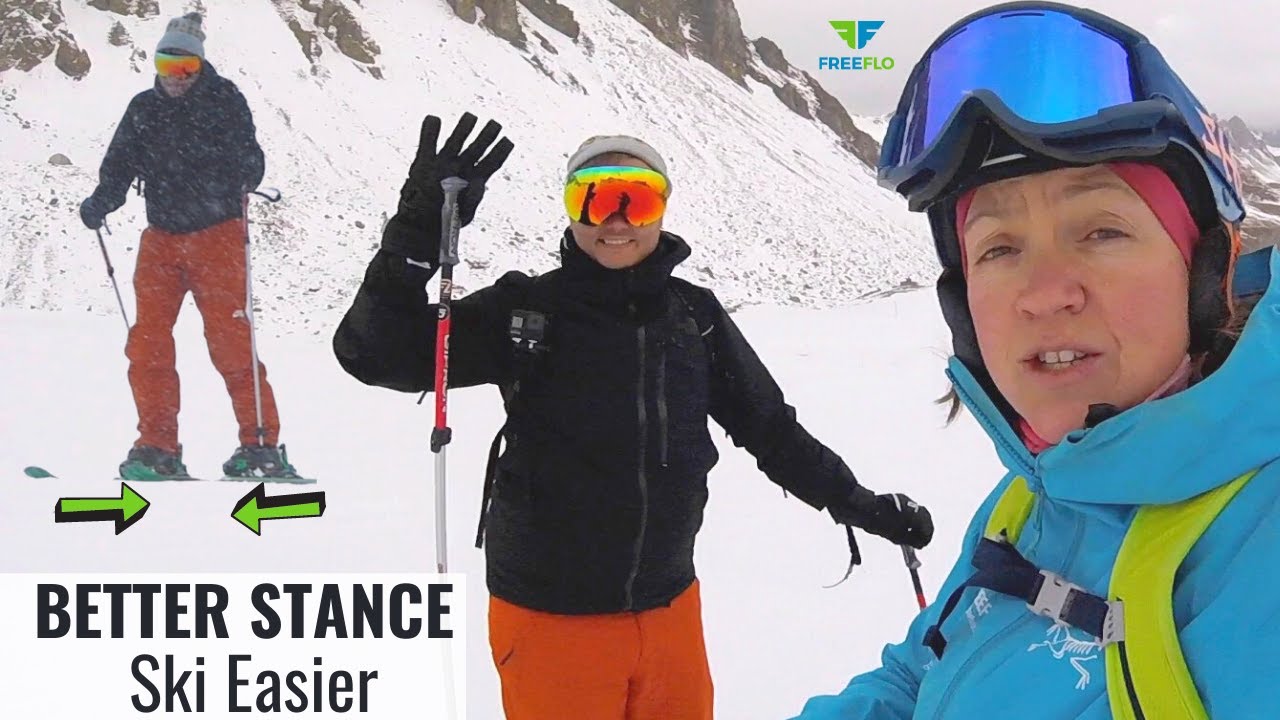 How To Improve Your Stance Skiing SKI BETTER and EASIER YouTube