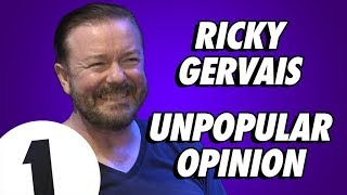 "Punch him in straight the face!" Ricky Gervais on Unpopular Opinion