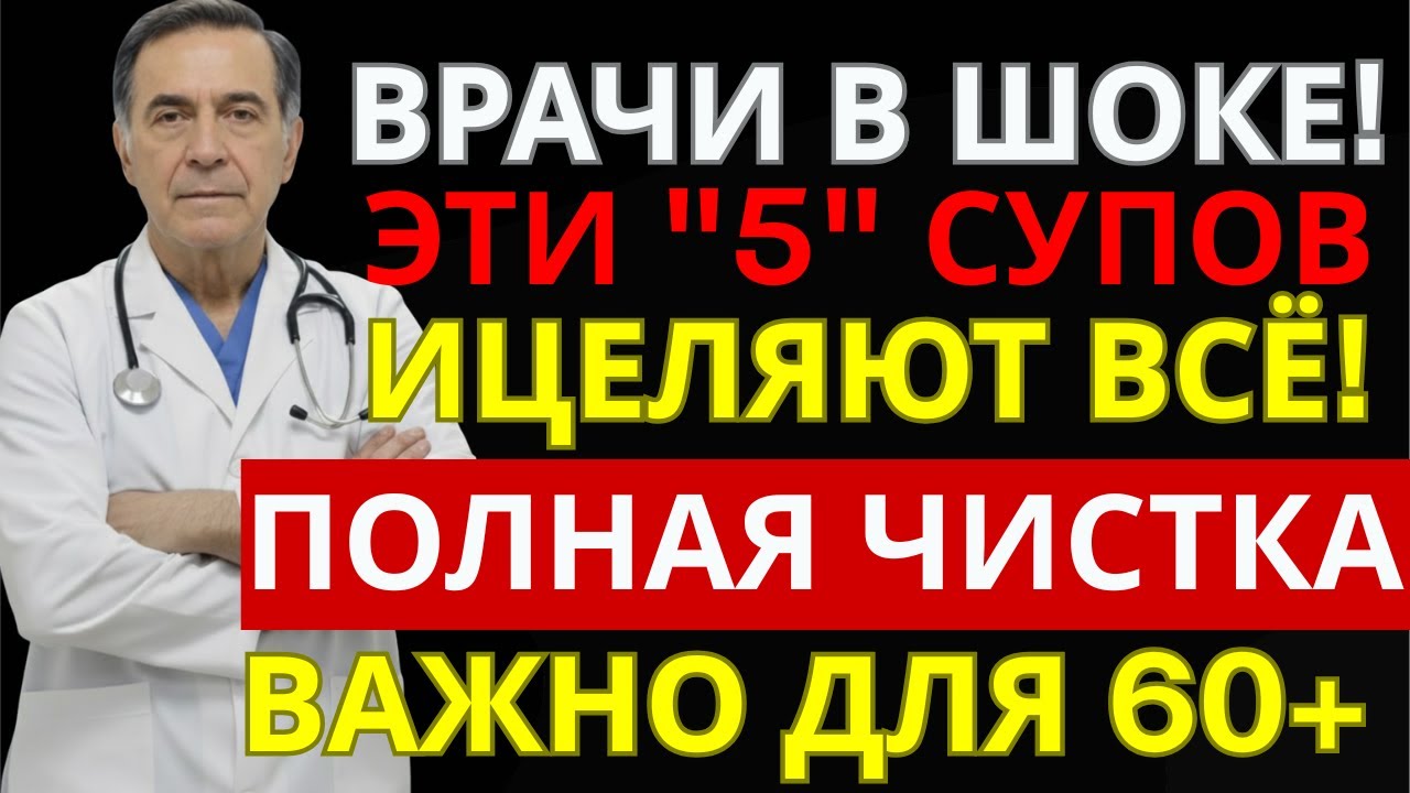 Эти 5 супов запускают омоложение после 50 лет: метод Натальи Бехтеревой | ЗДОРОВЬЕ ДАРОМ