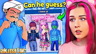 Can AKINATOR Guess My DTI FRIENDS From YOUTUBE? | ROBLOX ...