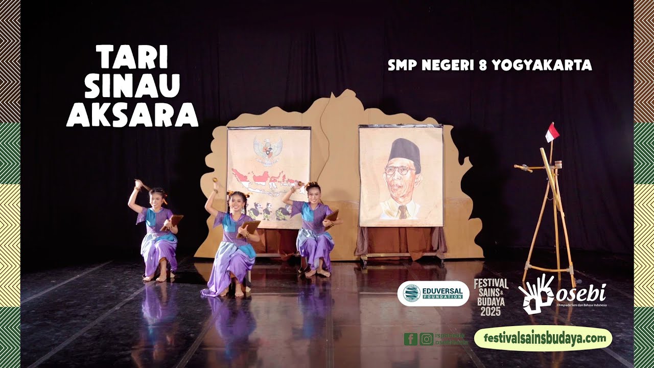 OSEBI 2025 - SMP NEGERI 8 YOGYAKARTA - Tari Kreasi Nusantara SD SMP - Sinau Aksara