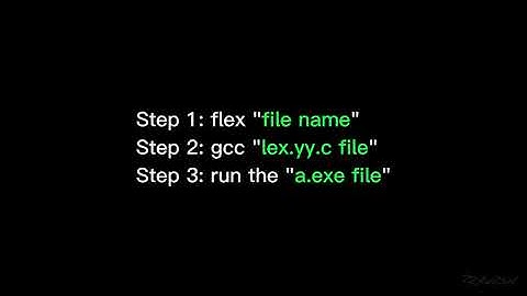 Run Flex on Windows using Command Prompt (cmd) | FLEX | Compiler Design