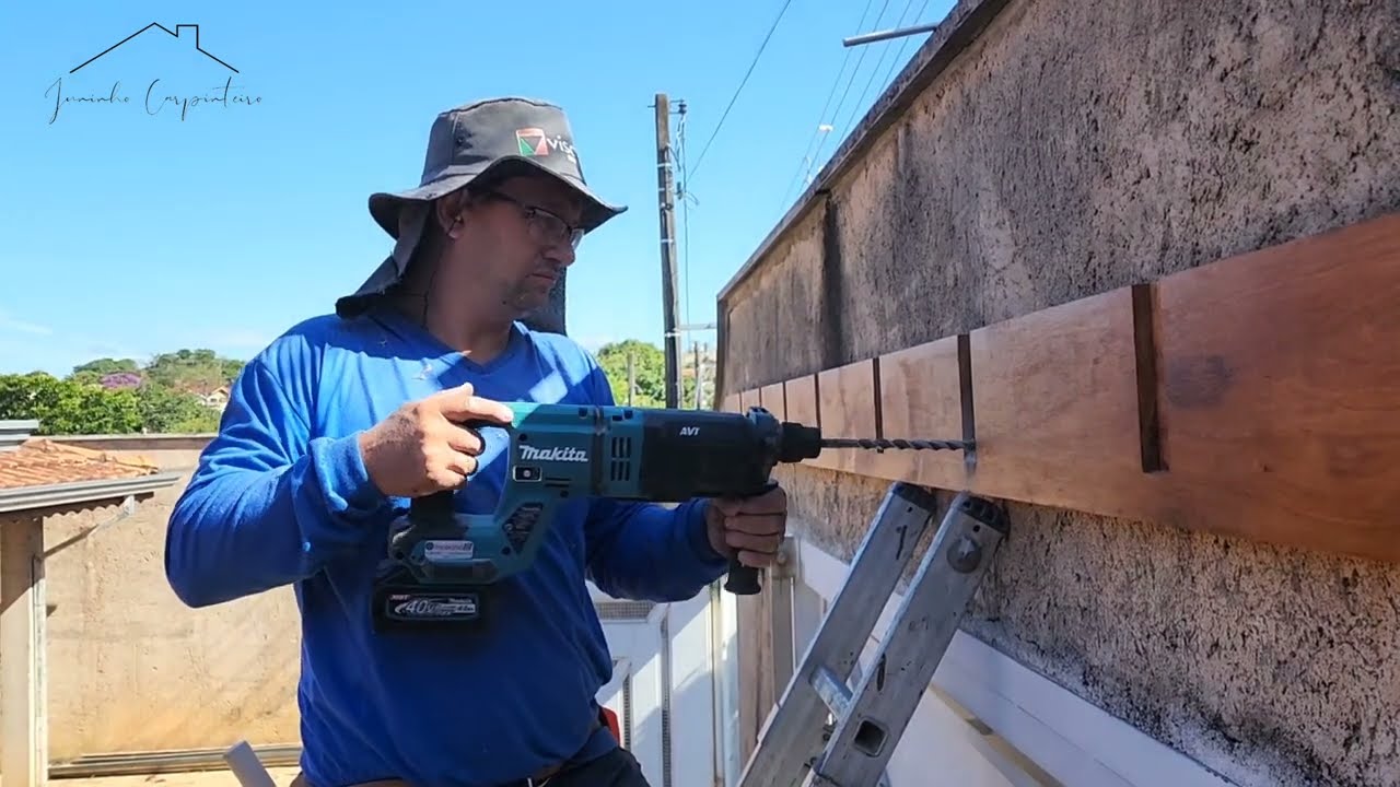 AMPLIAÇÃO DA GARAGEM, INCRÍVEL A SOLUÇÃO, DESSE CARPINTEIRO....