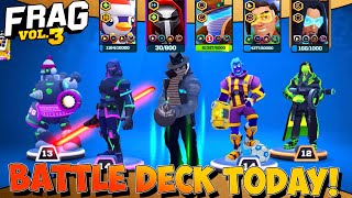 FRAG Pro Shooter Vol.3 - Gameplay Walkthrough part 44 - Battle Deck Today🔥(iOS,Android)