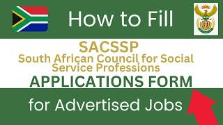 SA Social Services | 𝙅𝙤𝙗 𝘼𝙥𝙥𝙡𝙞𝙘𝙖𝙩𝙞𝙤𝙣 𝙁𝙤𝙧𝙢 | Download Applications Forms below | SACSSP Jobs screenshot 5