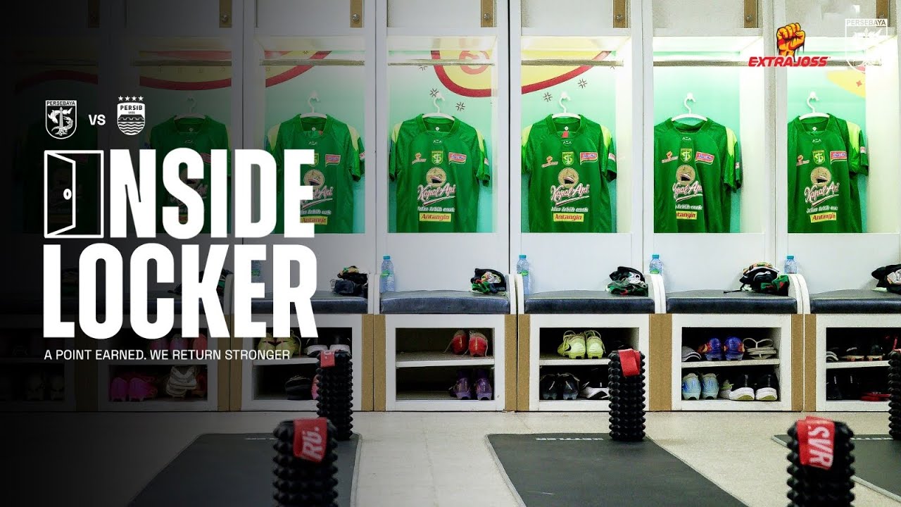 A POINT EARNED, WE RETURNS STRONGER | INSIDE LOCKER ROOM | PERSEBAYA VS PERSIB BANDUNG