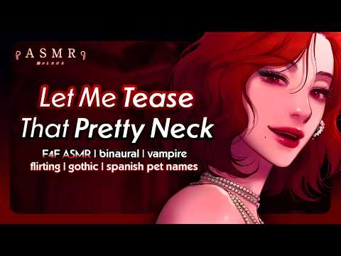 F4F 🩸 Teased + Toyed With by Your Vampire Rival 『 wlw | raspy binaural ASMR | yuri romance 』