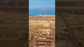 Railroad Depot Panorama Antonito CO Mar 30, 2026 TALL #Colorado #mountains #bluesky #ASMR