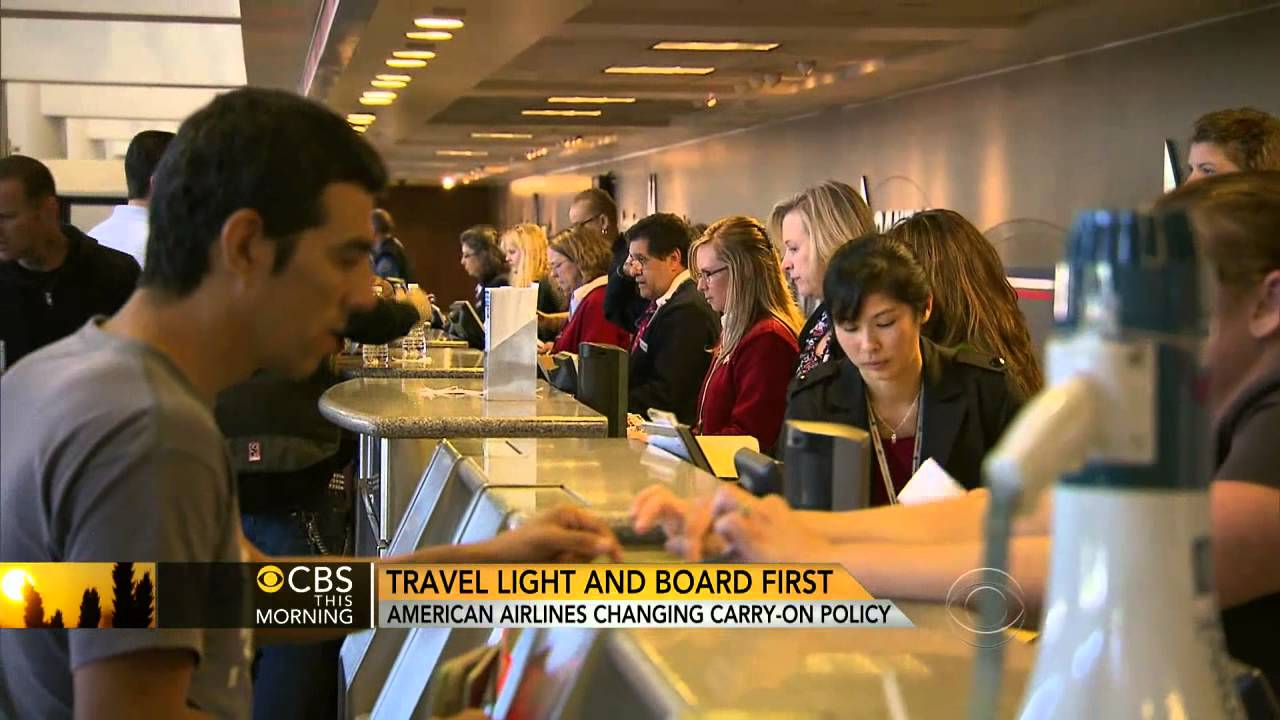 American Airlines Changing Carry on Policy YouTube