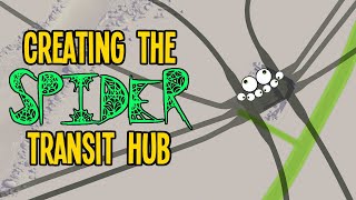 Designing the NEW Spider Transit Hub in Cities Skylines!