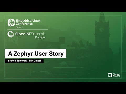 A Zephyr User Story - Franco Saworski, blik GmbH