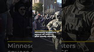 Minnesota Protesters Square Off With Ice After Deadly Shooting