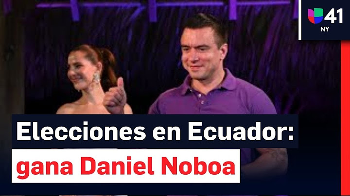 Daniel Noboa gana las elecciones en Ecuador; opositora Luisa González no reconoce los resultados