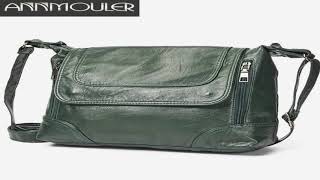 Annmouler Designer Women Handbags Pu Leather Crossbody Bag Soft Washed Leather Messenger B screenshot 5