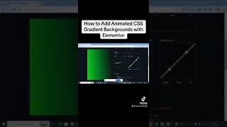 How to add animated css gradient background with Elementor pro