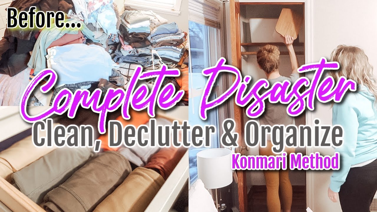 NEW* EXTREME CLOSET DECLUTTER | SMALL CLOSET DECLUTTER AND