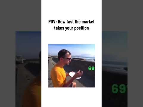How fast the market takes ur position 😂🤣