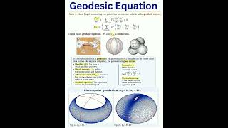 Geodesic Equation #mathematics