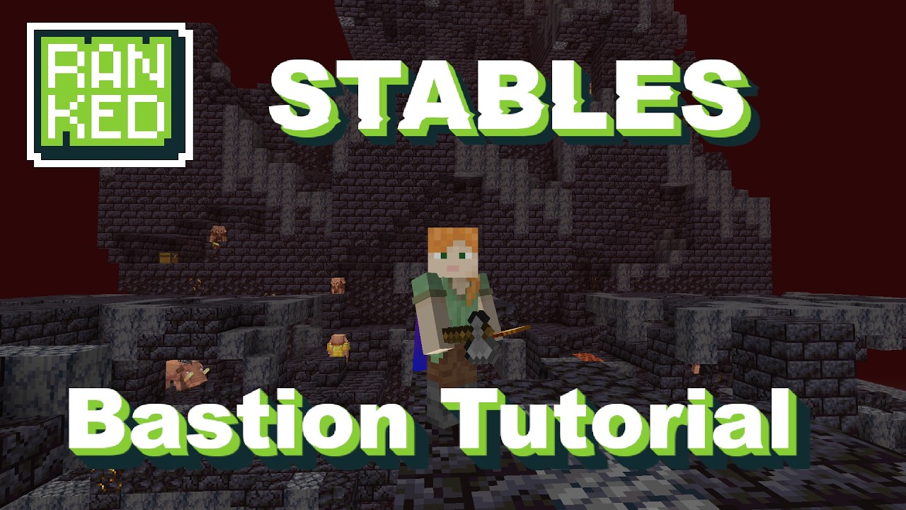 Master the STABLES BASTION in 20 minutes || MCSR Tutorial Part 7 - YouTube
