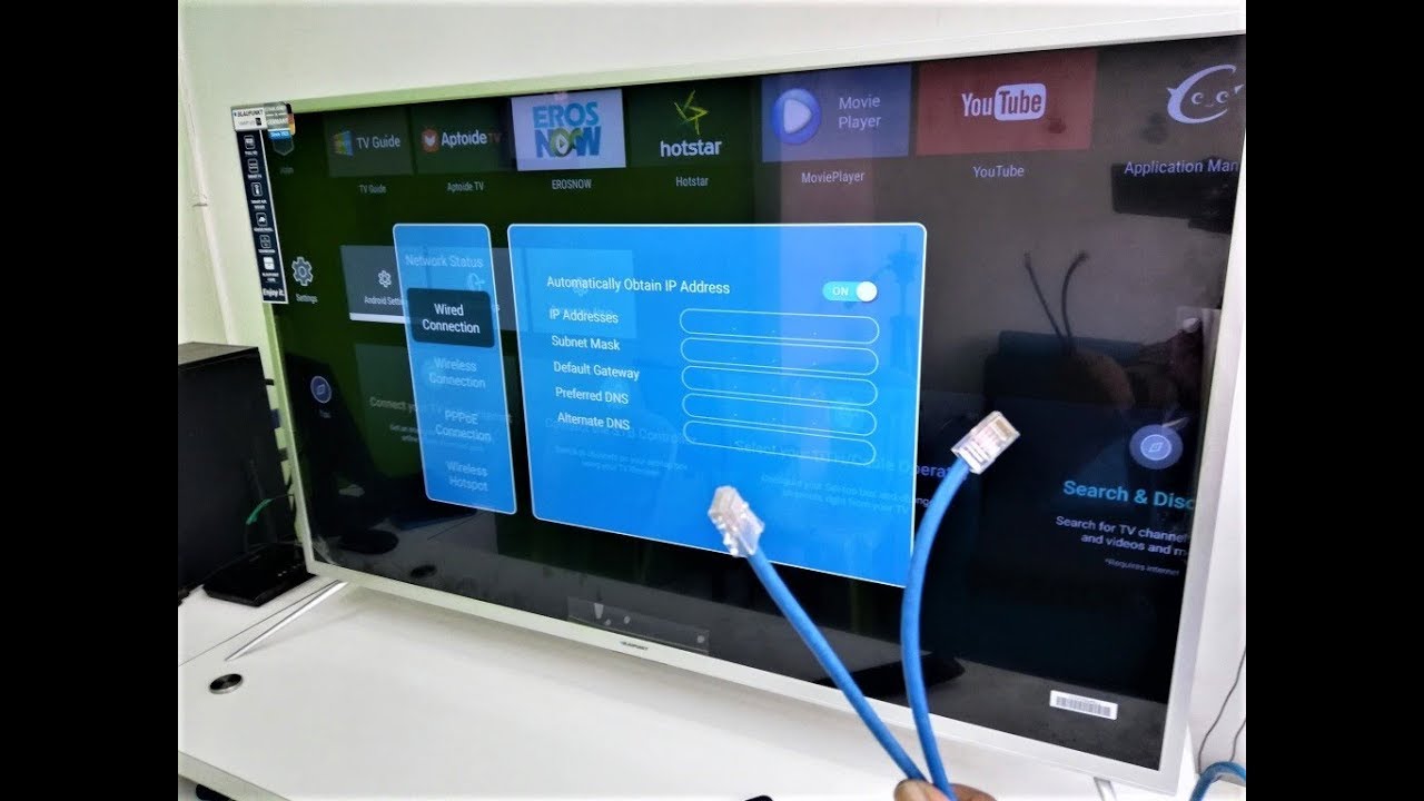Update How to Setup Ethernet Wired Internet Connection For TV (Easy)