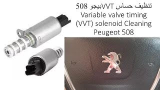 تنظيف حساس VVT  بيجو 508- VVT selenoid cleaning Peugeot 508