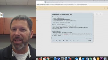 Tech Tuesdays 38 Understanding WiFi and Networking Tools