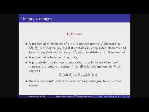 Aditya Nema: Unitary