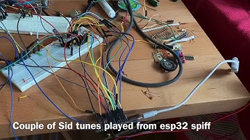 Play c64 Sid tunes with esp32